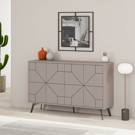 Hanah Home Consola Dune - Light Mocha